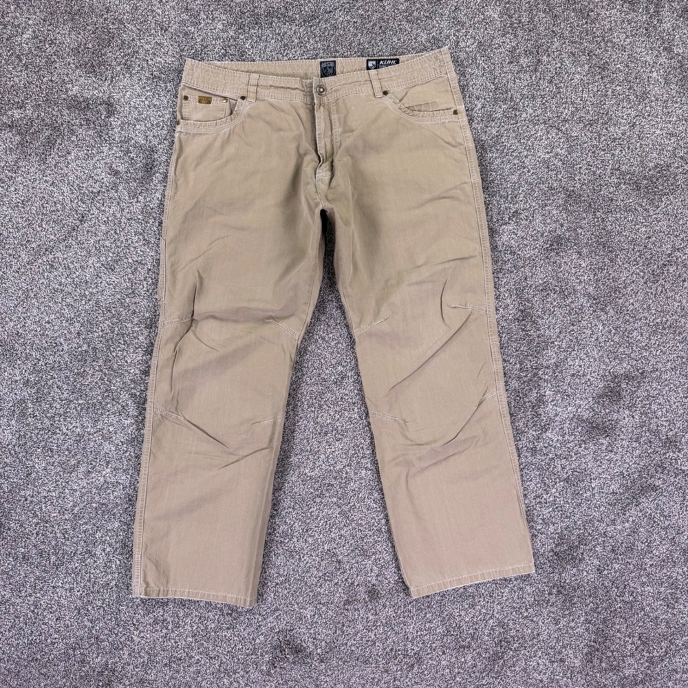 Kuhl Revolvr Khaki Tan Tactical Pants Mens 40x30 Hiking Outdoors‎ Travel Stretch